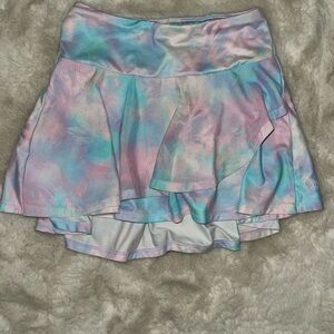 All in Motion Pastel Girls Flowy Mini Skirt with shorts inside. Sz 8(M)